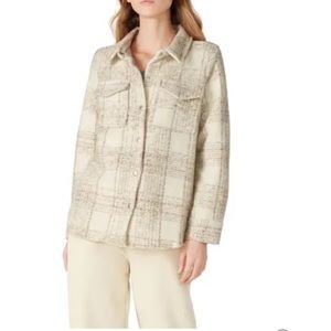 BB Dakota Beige and crème work hard play hard shacket